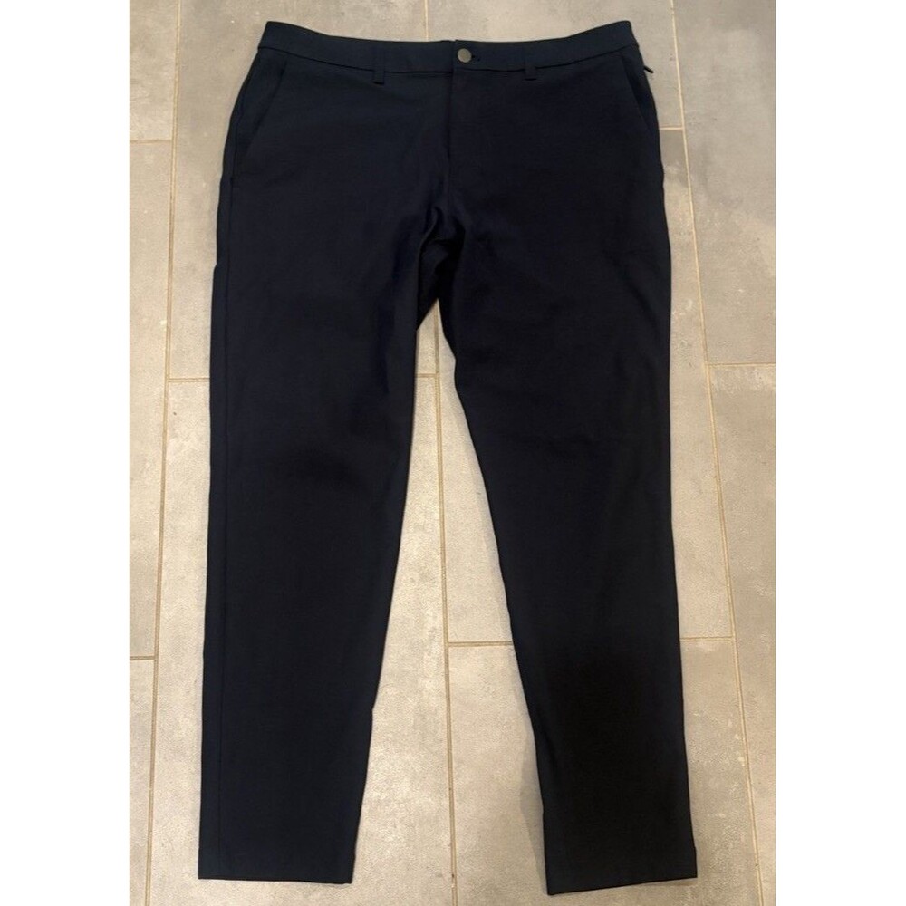 Lululemon ABC Classic-Fit 5 Pocket Pant 34X29 Warpstreme Mens Navy Chino